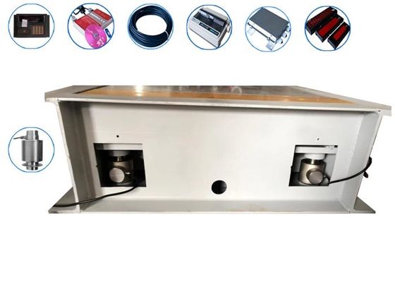 calidad  2.2M Fixed 20T Axle Scales For Trucks Load Protection Fábrica