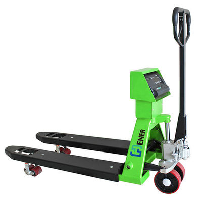 calidad  Industrial Digital RS232 Hand Pallet Jack Truck Weight Scale 3000KG 690mm Width Fábrica